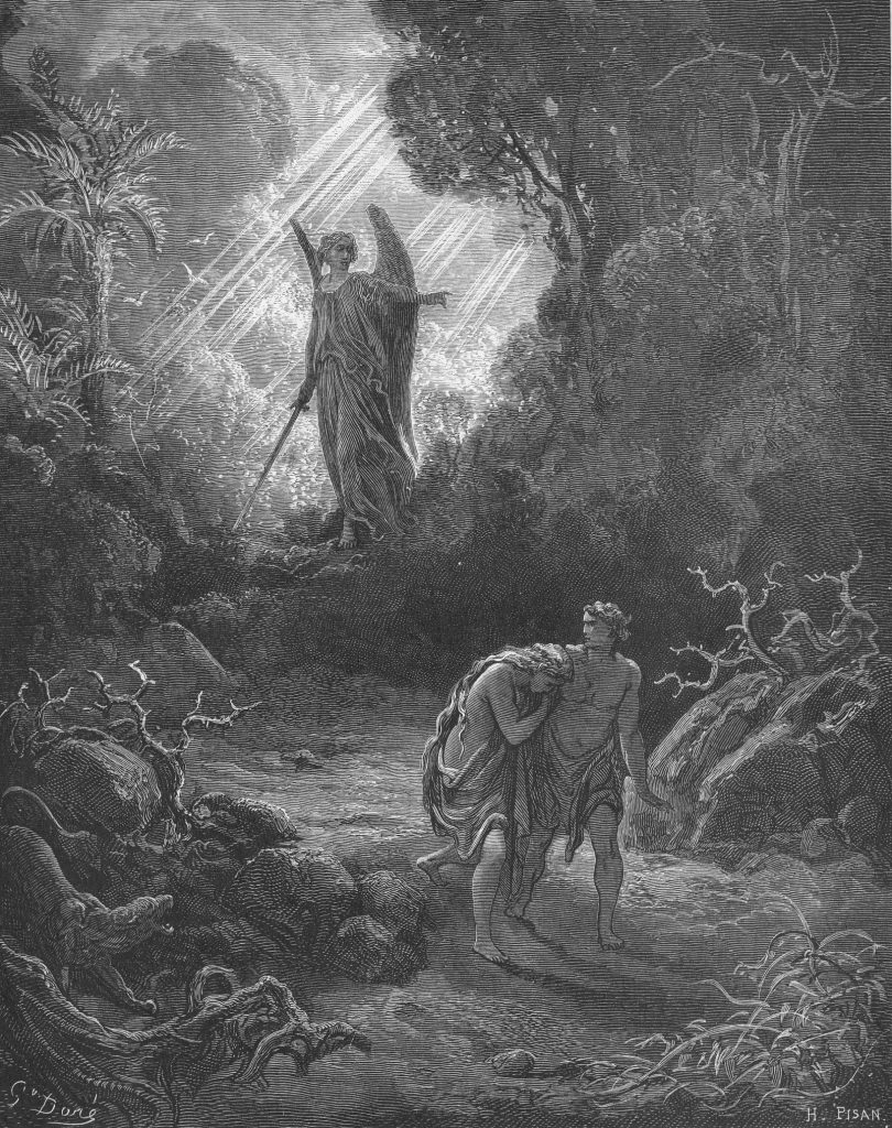 adam-and-eve-are-driven-out-of-eden-by-gustave-dore-1866